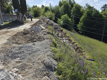 Sanacija cestišča Kamnik – Palovče – Vranja Peč (4)